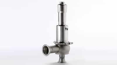 SVL488 clean service safety valve for hygienic overpressure protection