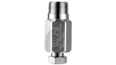 Depressurisation valves